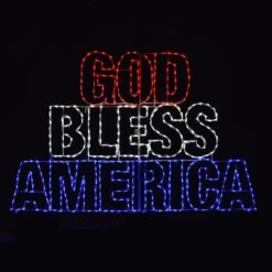 GOD BLESS AMERICA #LED-GBA