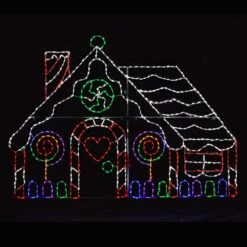 LED GINGERBREAD HOUSE #LED-GBH