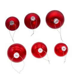 Kurt Adler 60-80 MM Glass Shiny And Matte Red Mercury Ball Ornaments, 20-Piece Set 8 Kurt Adler 60-80 MM Glass Shiny And Matte Red Mercury Ball Ornaments, 20-Piece Set -Kurt Adler Shop gg1024smr 02 826f3c15 7cac 442c ad86 fb28e4e20314