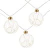 Glass Christmas Ornament Garland With Gold String Lights -Kurt Adler Shop gv1tdy4dtibp9g4csjmq