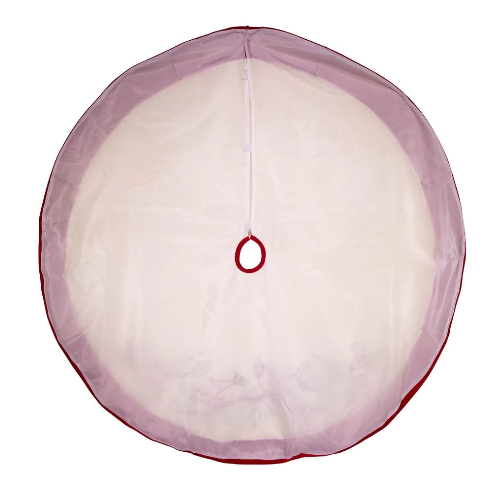 Kurt Adler 48-Inch Velvet Red And White With Cardinals Applique Tree Skirt 6 Kurt Adler 48-Inch Velvet Red And White With Cardinals Applique Tree Skirt - Image 4