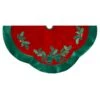 Kurt Adler 48-Inch Velvet Red With Green Leaves Applique Tree Skirt 1 Kurt Adler 48-Inch Velvet Red With Green Leaves Applique Tree Skirt -Kurt Adler Shop h5244 base 73f6cbef ae97 4d4a 90c4 477b1f493000