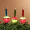 Set Of 2 Retro Multicolor Bubble Vintage Christmas Lights