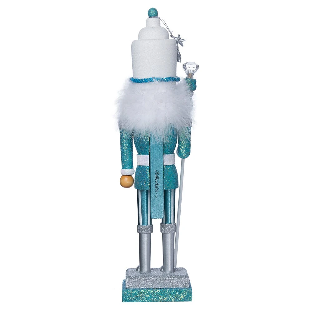 Kurt Adler 17-Inch Hollywood Turquoise/White Nutcracker 5 Kurt Adler 17-Inch Hollywood Turquoise/White Nutcracker - Image 3