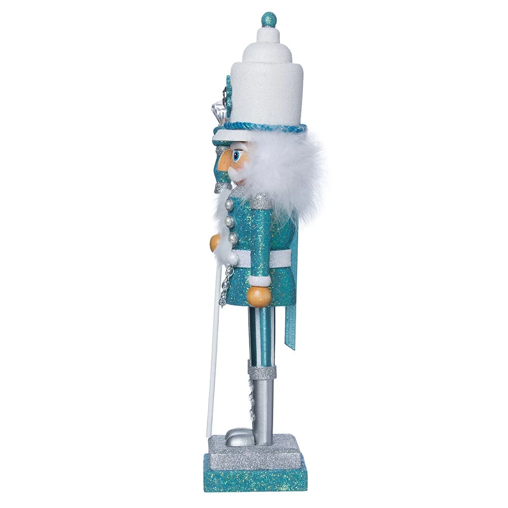 Kurt Adler 17-Inch Hollywood Turquoise/White Nutcracker 7 Kurt Adler 17-Inch Hollywood Turquoise/White Nutcracker - Image 5