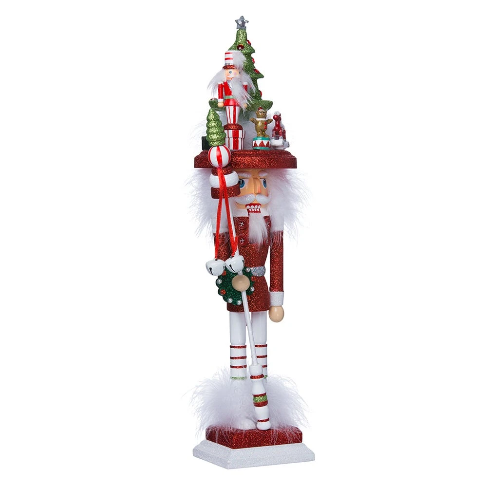 Kurt Adler 18-Inch Hollywood Christmas Tree Hat Nutcracker 4 Kurt Adler 18-Inch Hollywood Christmas Tree Hat Nutcracker - Image 2