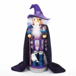 Kurt Adler 18-Inch Hollywoodâ„¢ Purple Wizard Nutcracker