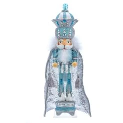 Kurt Adler 18.5-Inch Hollywood™ Blue And Silver King Nutcracker