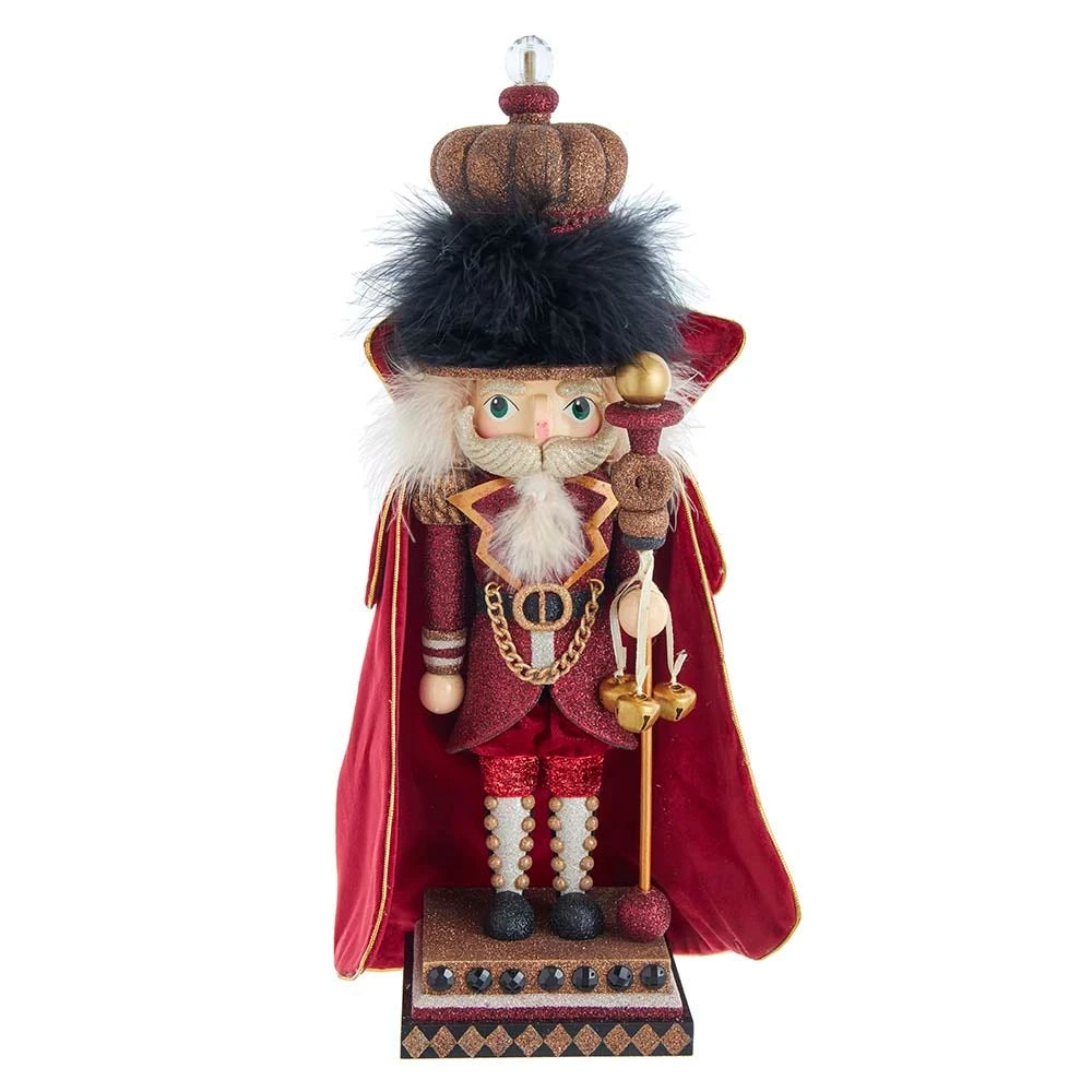Kurt Adler 18-Inch Hollywood Burgundy King Nutcracker 3 Kurt Adler 18-Inch Hollywood Burgundy King Nutcracker
