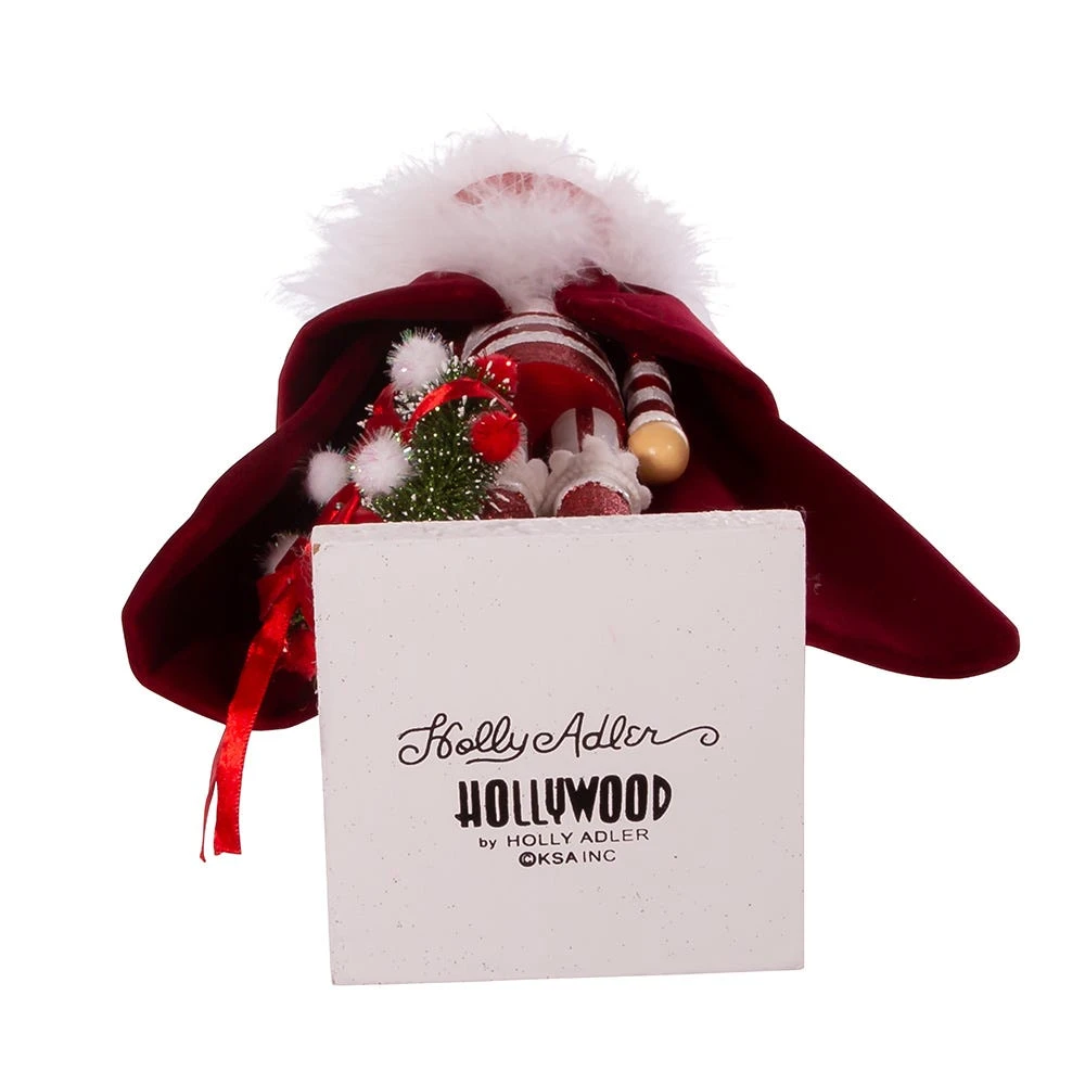 Kurt Adler 20-Inch Hollywood Red Skinny Nutcracker With Wreath 9 Kurt Adler 20-Inch Hollywood Red Skinny Nutcracker With Wreath - Image 7