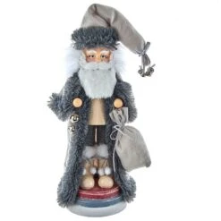 Kurt Adler 18-Inch Hollywood White And Gray Santa Nutcracker