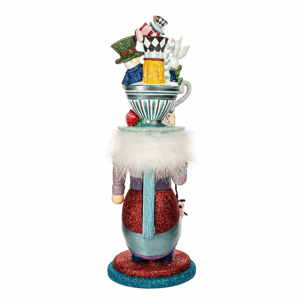 Kurt Adler 18-Inch Hollywood Alice Teacup Hat Nutcracker 4 Kurt Adler 18-Inch Hollywood Alice Teacup Hat Nutcracker - Image 2