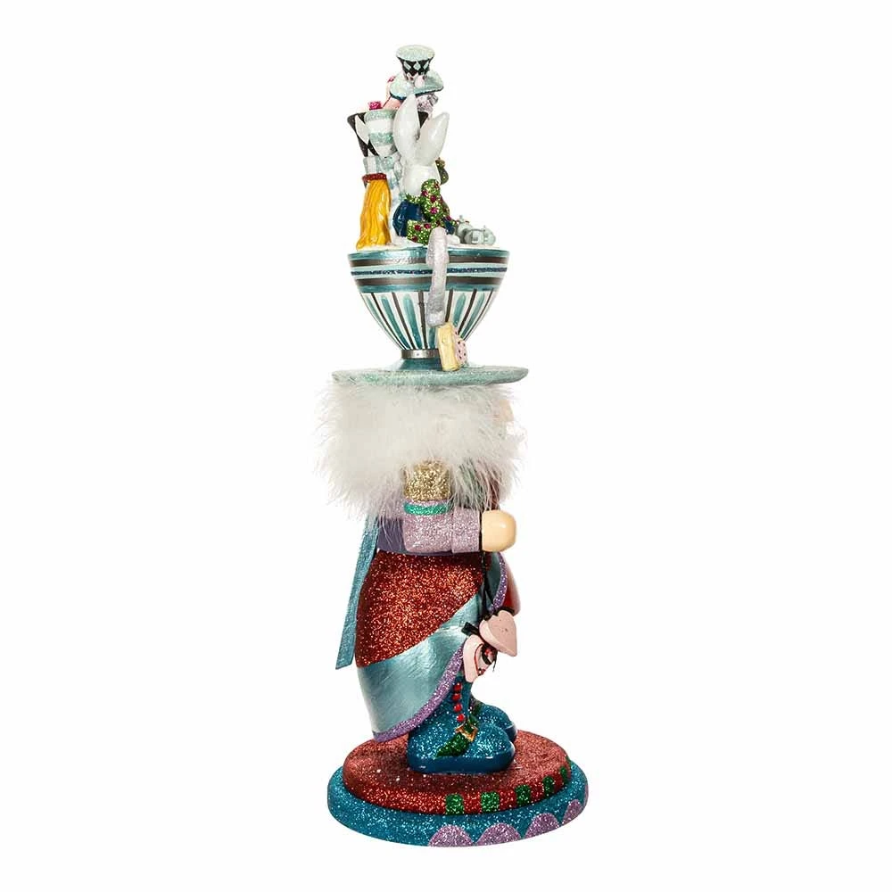 Kurt Adler 18-Inch Hollywood Alice Teacup Hat Nutcracker 6 Kurt Adler 18-Inch Hollywood Alice Teacup Hat Nutcracker - Image 4