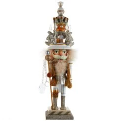 Kurt Adler 19-Inch Hollywood White And Gold King Nutcracker