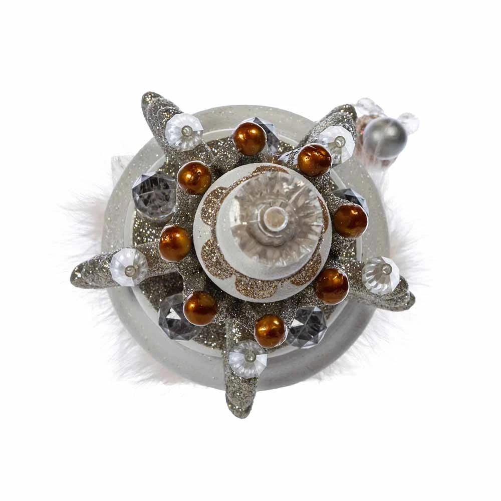 Kurt Adler 19-Inch Hollywood White And Gold King Nutcracker 7 Kurt Adler 19-Inch Hollywood White And Gold King Nutcracker - Image 5