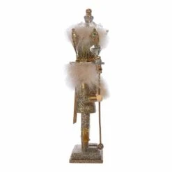 Kurt Adler 16-Inch Hollywood Platinum And Gold Glitter King Nutcracker -Kurt Adler Shop ha0645 04 a2dd82e8 2ca0 43f6 9e52 d14ddf7e8dac