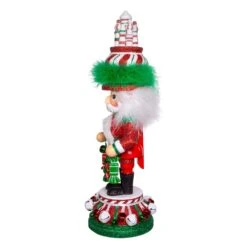 Kurt Adler 15-Inch Hollywood Nutcrackers™ Red, White And Green Candy Tower Hat Nutcracker -Kurt Adler Shop ha0657 03 5ded19af ca8a 4783 a4de 4febfe4ab509