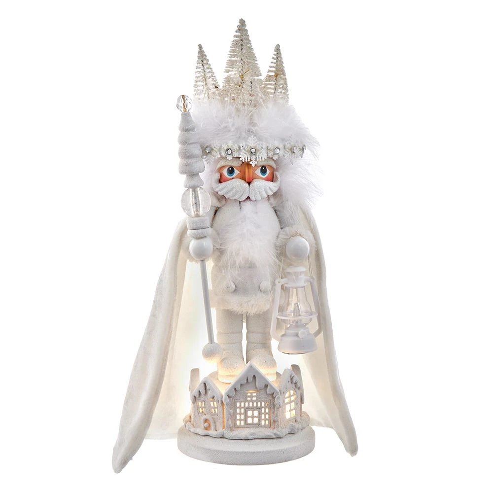 Kurt Adler 15-Inch Hollywood White Winter LED Hat Nutcracker 3 Kurt Adler 15-Inch Hollywood White Winter LED Hat Nutcracker