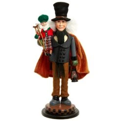 Kurt Adler 17-Inch Bob Cratchit And Tiny Tim Nutcracker