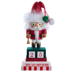 Kurt Adler 12-Inch Hollywood Countdown To Christmas Santa Nutcracker
