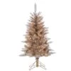 Sterling 4 Ft. Pre Lit Clear UL Rose Gold Tuscany Tinsel Tree -Kurt Adler Shop hdj5ywfvco3ug1dcyfmb