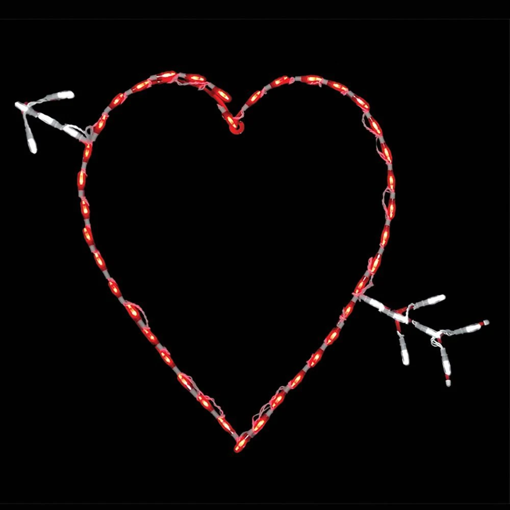 LED HEART #LED-HR40 *Set Of 2* 3 LED HEART #LED-HR40 *Set Of 2*