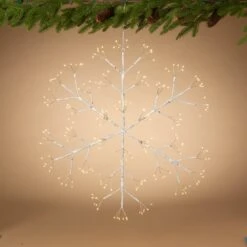 24 In Firecracker LED Snowflake, Outdoor Holiday Decor -Kurt Adler Shop hwtgj21mhfeq524pw8wp