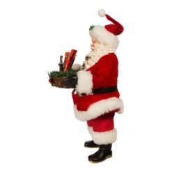 Kurt Adler Hershey Santa With Basket Tablepiece -Kurt Adler Shop hy0502 03 f94043d0 642a 4768 94c8 4b129f61a4b3