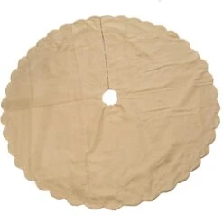 Kurt Adler 48-Inch Gold Tree Skirt With Handwork Details -Kurt Adler Shop in1316 13 44e2fccb f487 4ad1 a50d 859620d1a9d5
