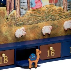 Kurt Adler 16.75-Inch Nativity Advent Calendar, 25 Pieces -Kurt Adler Shop j3767 15 69b6edb5 d463 469e 8da9 05fa8a5611c9