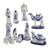 Kurt Adler 1.97-6.7-Inch Porcelain Delft Blue Nativity Set, 11-Piece Set -Kurt Adler Shop j4020 base 4e3d4864 d723 456a b470 60e81dfba4e1