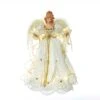 Kurt Adler 14-Inch Battery-Operated Ivory And Gold LED Angel Treetop -Kurt Adler Shop j6048 f7ac85a0 353b 4fc1 9854 b04e1fdaa4f2