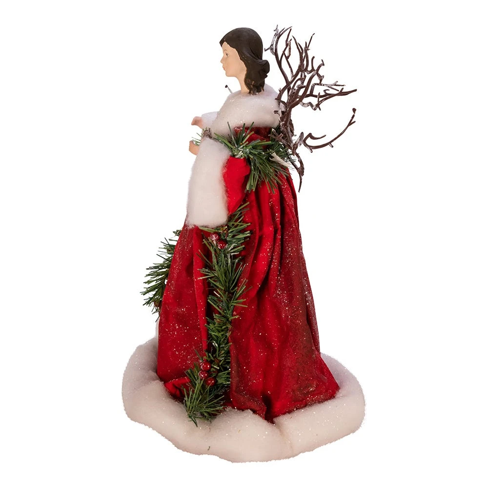 Kurt Adler 14-Inch Fabric Mache Angel Tree Topper 4 Kurt Adler 14-Inch Fabric Mache Angel Tree Topper - Image 2