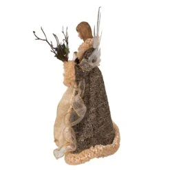 Kurt Adler 16-Inch Rustic Glam Angel Tree Top -Kurt Adler Shop j6110 03 41c091af 56b4 4d77 990f 9ad8493c30dd