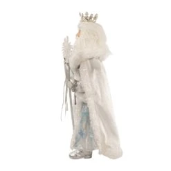 Kurt Adler 21-Inch Silver, White And Lavender Blue Standing Santa -Kurt Adler Shop j6112 03 7d89a56e aa94 469c 8ae8 b9af1eddb0ea