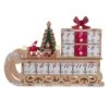 Kurt Adler 8.30-Inch Battery Operated 6-light LED Santa Sleigh With Advent Calendar
