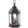 Kurt Adler 13-Inch Battery-Operated Lighted Lantern With Santa -Kurt Adler Shop jel1106