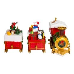 Kurt Adler 19.7-Inch Battery-Operated Light Up Musical Santa Train Set, 3 Piece Set -Kurt Adler Shop jel1313 08 6b0b348d 8372 49ff 9ba5 9b9a9f3280fb