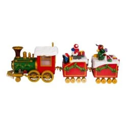 Kurt Adler 19.7-Inch Battery-Operated Light Up Musical Santa Train Set, 3 Piece Set -Kurt Adler Shop jel1313 09 52433733 73d3 48f6 88d1 6e330bf5ba5c