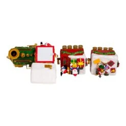 Kurt Adler 19.7-Inch Battery-Operated Light Up Musical Santa Train Set, 3 Piece Set -Kurt Adler Shop jel1313 10 6721515b 0b5d 492e a82d c623b8116ee4
