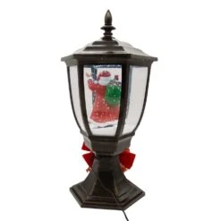 Kurt Adler 21-Inch Illuminated Santa Lamp Post With Snow Accent -Kurt Adler Shop jel1323 02 24e1674b 8f03 4a73 af9b a14d00cce78c