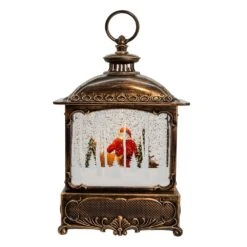 Kurt Adler 12-Inch Battery Operated Warm White LED Lighted Santa With Animals Lantern -Kurt Adler Shop jel2013 02 8665ace7 89fc 43aa ab78 280dfd6699d7