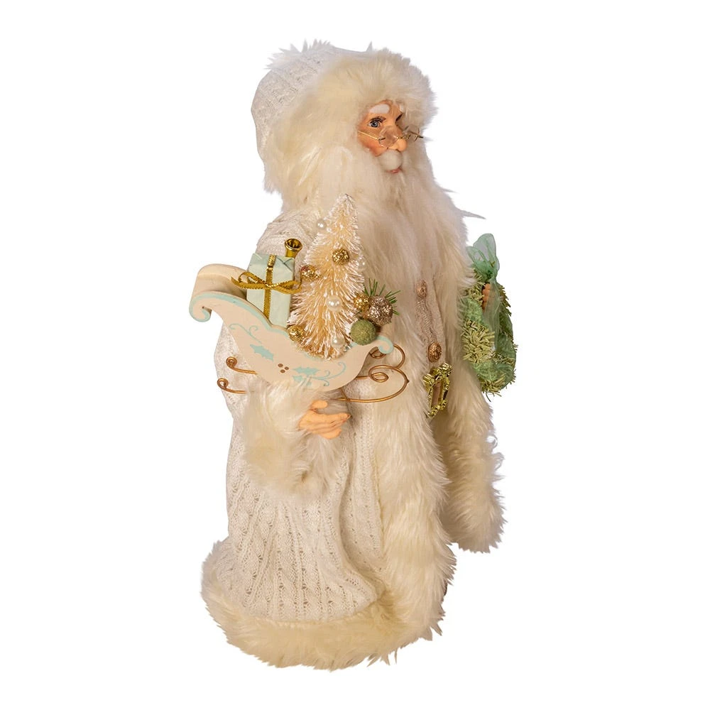 Kurt Adler 18-Inch Kringle Klaus Winter White Santa 4 Kurt Adler 18-Inch Kringle Klaus Winter White Santa - Image 2