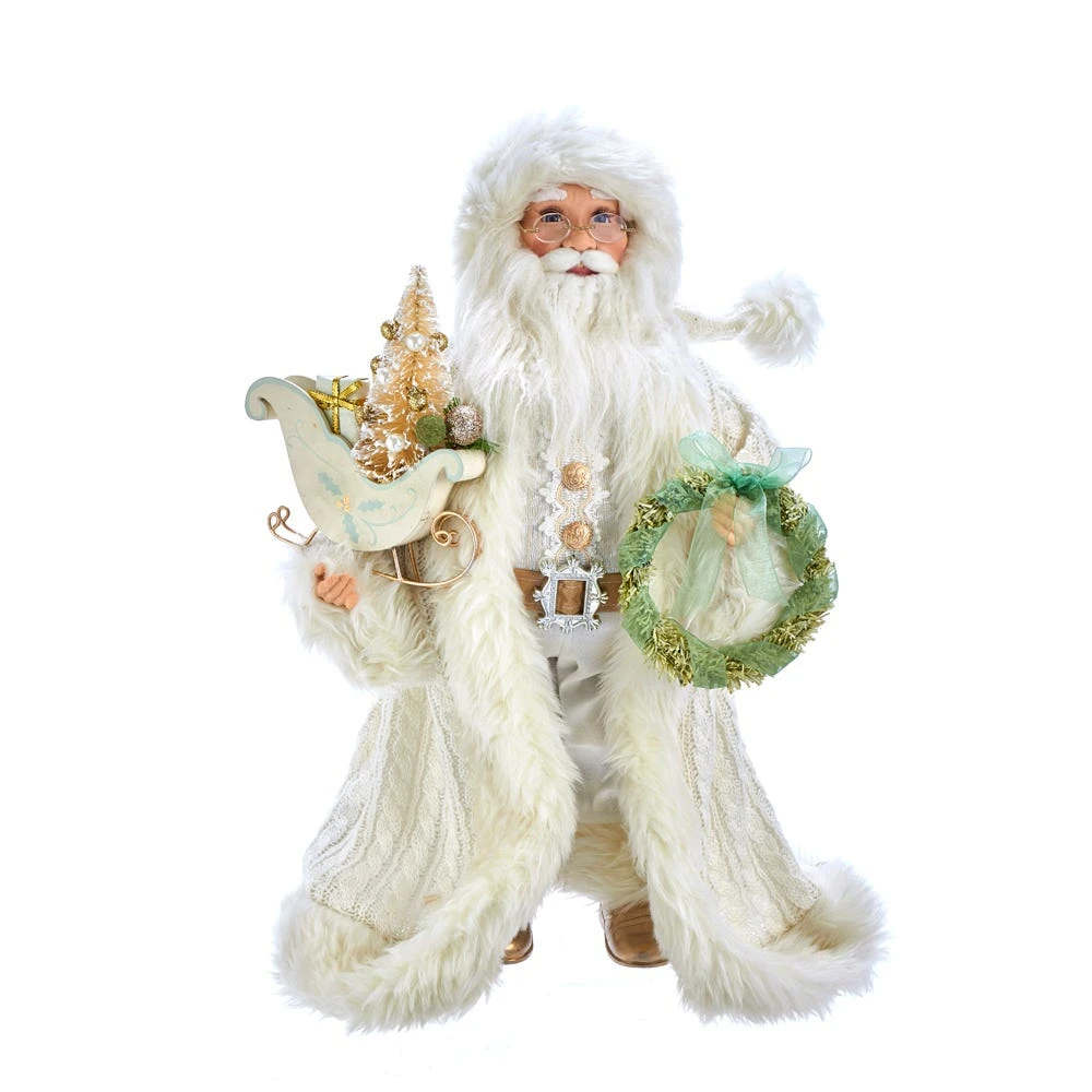 Kurt Adler 18-Inch Kringle Klaus Winter White Santa 3 Kurt Adler 18-Inch Kringle Klaus Winter White Santa