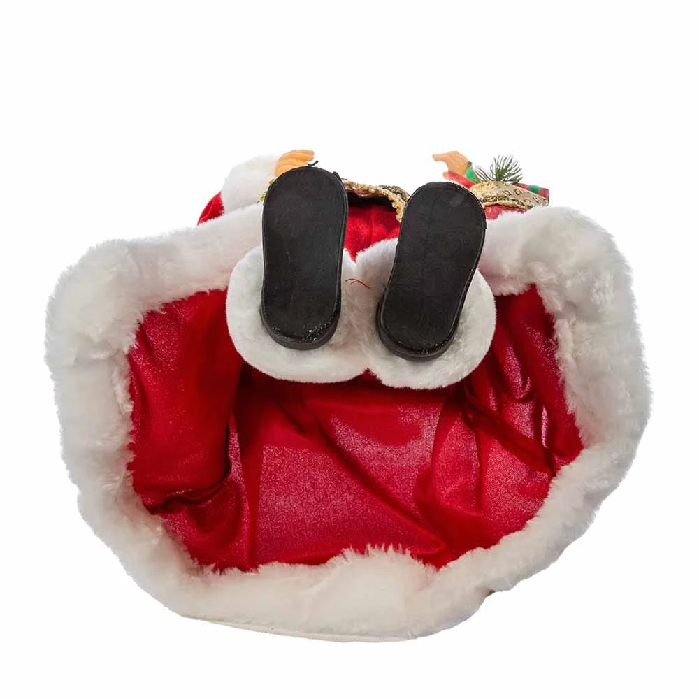 Kurt Adler 17-Inch Kringle Klaus Fancy Santa With Stocking 8 Kurt Adler 17-Inch Kringle Klaus Fancy Santa With Stocking - Image 6