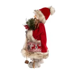 Kurt Adler 18-Inch Red And White Santa With Gift Box And Bells -Kurt Adler Shop kk0137 03 843a7249 324c 44ed b227 a052f5c92cf2