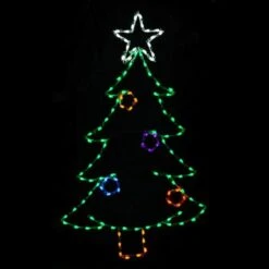 LED C7 CHRISTMAS TREE W/ ORNAMENTS #LED-C7CT76