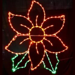 LED C7 POINSETTIA #LED-C7PT60
