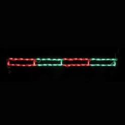 LED PEPPERMINT STICK (RED/GREEN)- Set Of 12- #LED-PS44RG