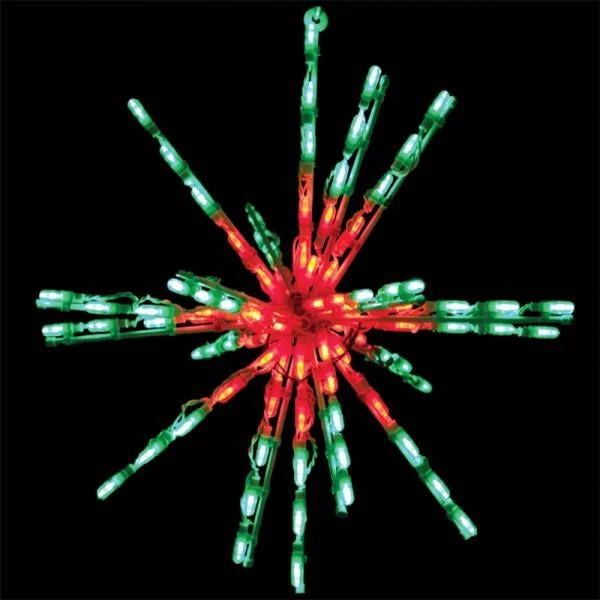 LED 24" STARBURST (RED/GREEN) #LED-SB24RG *Set Of 3* 3 LED 24" STARBURST (RED/GREEN) #LED-SB24RG *Set Of 3*